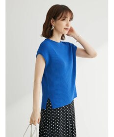 Green Parks ・Ｐｅｔｉｔ　Ｆｌｅｕｒ　フレンチスリーブリブニット