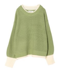 Green Parks ・Ｐｅｔｉｔ　Ｆｌｅｕｒ　レイヤード風ハイショクニット