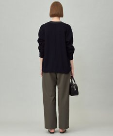 ICB L 【洗える】 ウールテンセルミニブークレ カーディガン