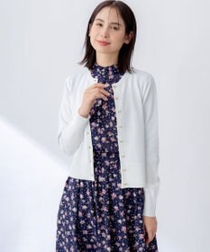 組曲 フラワーメタル ニット カーディガン