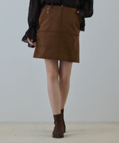 GRACE CONTINENTAL パッチワークミニスカート