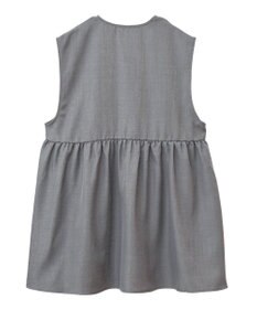 Green Parks 麻調ミディ丈ＺＩＰベスト