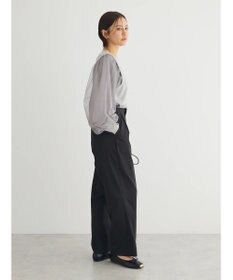 Green Parks 袖チュールドッキングリブプルオーバー