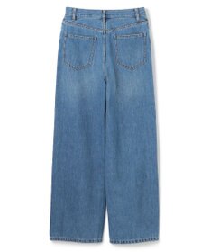 BEIGE， 【洗える】NAVIGLIO / フルレングスデニムバギーパンツ