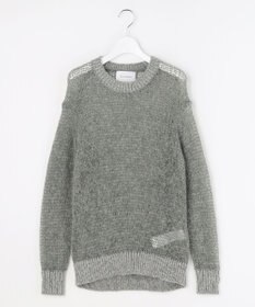 自由区 【カトリエムブーケ】Mohair lumineuxラメプルオーバ ーニット
