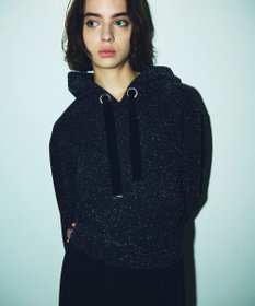 GRACE CONTINENTAL ラメニットパーカー