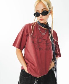 WEGO 【ユニセックス着用ITEM/MLサイズ展開】クロップドグラフィックT（SS）