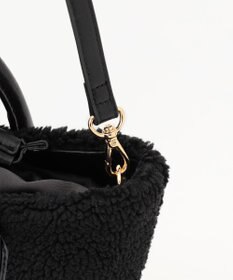 LA BAGAGERIE エコファー　バケツハンドバッグ