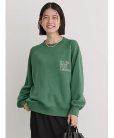 AMERICAN HOLIC ラグランロゴスウェット2