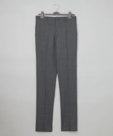 GOTAIRIKU ロングセラー【洗える/折り目加工/シワになりにくい/ウエストアジャスター】ウォッシャブル サマーウール100％パンツ_限定色(ノータック)25年モデル