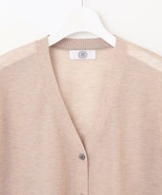 J.PRESS LADIES L 【WEB限定カラーあり・洗える】Vis/Peスパーク シアー カーディガン