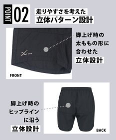 CW-X 【MEN】 CW-X ランニングパンツ 立体パターン設計 スポーツウェア 3分丈 メンズ DHO393 /ワコール