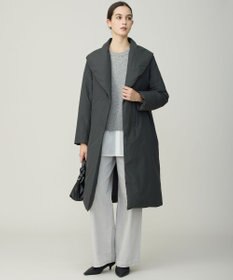 ICB 【撥水加工】ADS ダウン ショールカラーロングコート