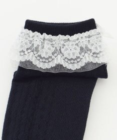 ANY KIDS 【日本製】レース ショート ソックス