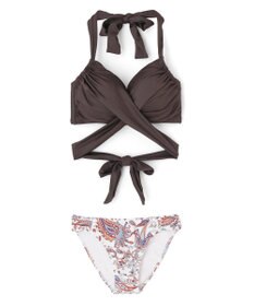 San-ai Resort（三愛水着楽園） ワコール定番商品カップ使用【グラマラスフィット】クロスワイヤー水着　9D-M　【San-ai Resort（サンアイリゾート）】