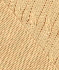 J.PRESS MEN ギマコットン ケーブルハーフジップ ニット