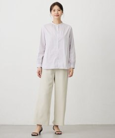 J.PRESS LADIES ピーチポプリン ワイド パンツ