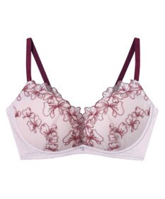 AMPHI ノンワイヤーブラ 谷間をメイク 脇高設計 A～Gカップまで対応 大きいサイズ 【BRAGENIC ブラジェニック 脇高細見えタイプ】 ブラジャー ブラ BMI353 アンフィ／ワコール