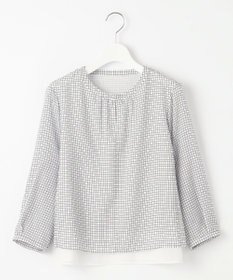 J.PRESS LADIES チェックプリント カットソー