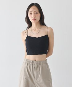earth music&ecology カップ付ショート丈キャミソール