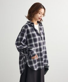 Green Parks ・ＥＬＥＮＣＡＲＥ　ＤＵＥ　チェックギャザーシャツ