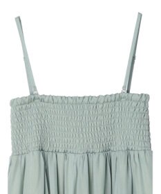 Green Parks ・ＥＬＥＮＣＡＲＥ　ＤＵＥ　ラメシフォンキャミワンピース