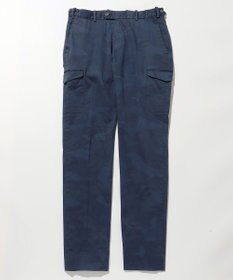 JOSEPH ABBOUD 【イタリア素材/製品染め/ウエストも伸びる!】迷彩ガーメンドダイ パンツ