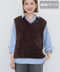 AMERICAN HOLIC 【選べる丈】シャギーニットベスト