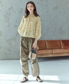 23区 S 【SLOW/一部店舗限定】ボタニカルプリント ブラウス