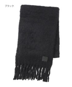 MOONBAT 【WEB限定】FURLA ウール混 ボリューム無地マフラー/幅25cm