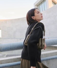 Tiaclasse 【安田美沙子さん着用・2WAY】ギャザーワンハンドルバッグ