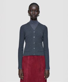 JOSEPH 【洗える】メリノリブ　カーディガン