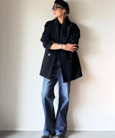 woadblue Marisol掲載＜坪田あさみさんコラボ＞SALUU サルー /デニムパンツ ミッドブルー