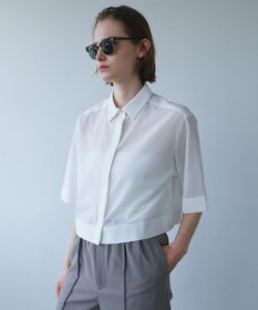 BEIGE， BAC / コットンシアー ショートレングスシャツ