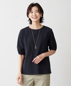 J.PRESS LADIES L 【WEB限定カラーあり・抗菌消臭・吸水速乾】サッカージャージー ボリュームスリーブ カットソー