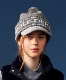 23区GOLF 【WOMEN】つば付き ニット帽