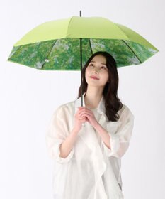 MOONBAT 【ハニカム断熱パラソル】estaa エスタ フォレスト 長傘  晴雨兼用 日傘 遮熱 耐風 50cm