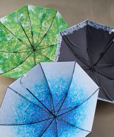 MOONBAT 【ハニカム断熱パラソル】estaa エスタ フォレスト 長傘  晴雨兼用 日傘 遮熱 耐風 50cm