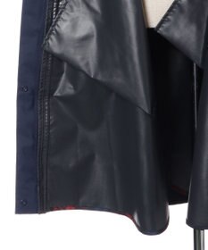 MOONBAT POLO RALPH LAUREN レインポンチョ 透湿撥水 無地×チェック 75デニール 収納袋付