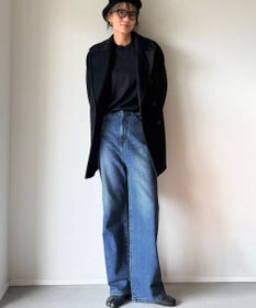 woadblue Marisol掲載＜坪田あさみさんコラボ＞SALUU サルー /デニムパンツ ミッドブルー