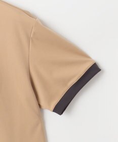 PW CIRCULUS 【MEN】【ストレッチ / UVケア】バックメッシュロゴ モックネック シャツ