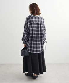 Green Parks ・ＥＬＥＮＣＡＲＥ　ＤＵＥ　チェックギャザーシャツ