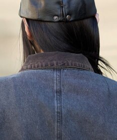 WEGO ワーカーズWジップデニムブルゾン