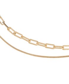 YECCA VECCA マンテルチェーン2連ブレスレット