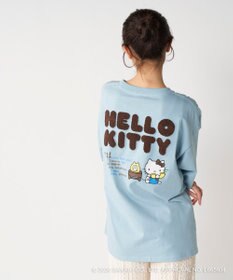 OP／FILA 【Ocean Pacific×ハローキティ】サガラ刺しゅうビッグTシャツ