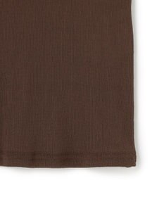 23区 【SLOW/一部店舗限定】シアーリブ タートルネック カットソー