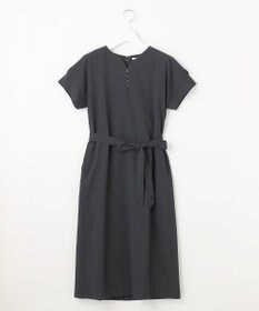 J.PRESS LADIES S 【洗える・イージーケア】ソフトタイプライター フレンチスリーブ ワンピース