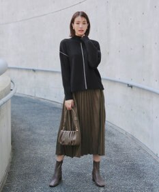 Tiaclasse 【安田美沙子さん着用・2WAY】ギャザーワンハンドルバッグ