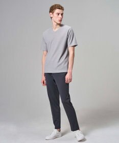 JOSEPH HOMME 【新色追加】メランジクロスジャージー　Vネックカットソー