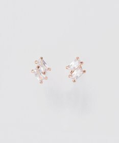 Phoebe 【K10】ツインバケットピアス　ローズゴールド